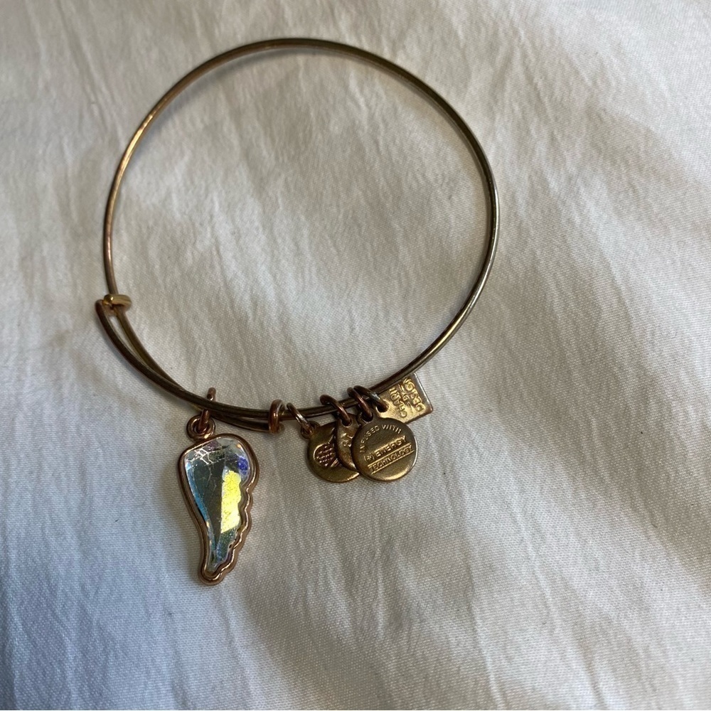 Alex and Ani Crystal Wing Bangle